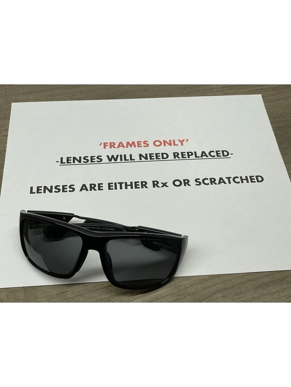 Carrera Sunglasses 4006/S 807M9 Shiny Black Oversize Frames 63-17-125 FRAME ONLY